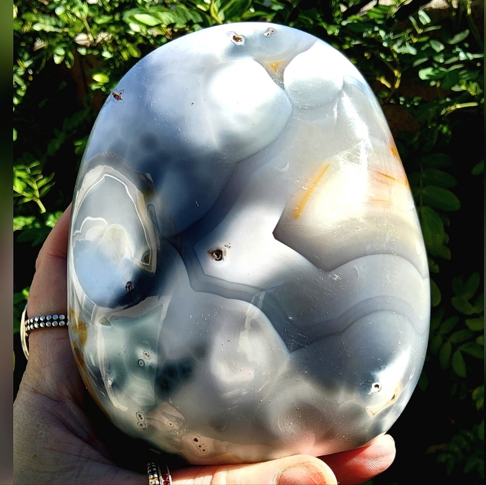 Breathtaking XL Orca Agate Free Form